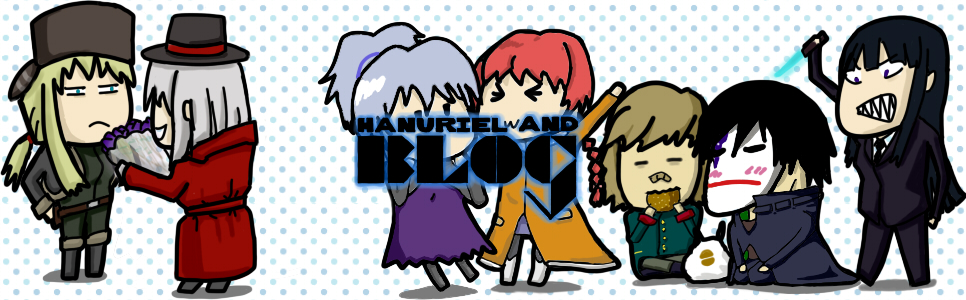 goran (darker than black), hei (darker than black), suou pavlichenko, tanya akulova, yin (darker than black), darker than black, silver hair, 00s, august 7 (darker than black), bag, black hair, blonde hair, blue eyes, blush, boots, brown hair, burger, coat, eating, flower, food, formal clothes, hanuriel (artist), hat, mask, mina hazuki (darker than black), necktie, ponytail, purple eyes, red hair, suit