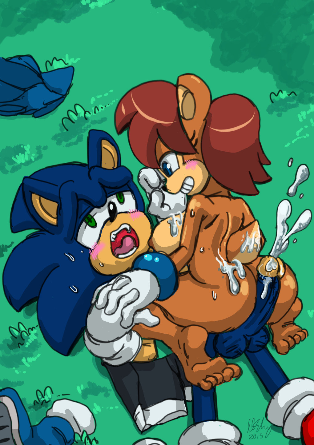 Rule34 – If it exists, there is porn of it / omegazuel, sally acorn, sonic the hedgehog / 476351