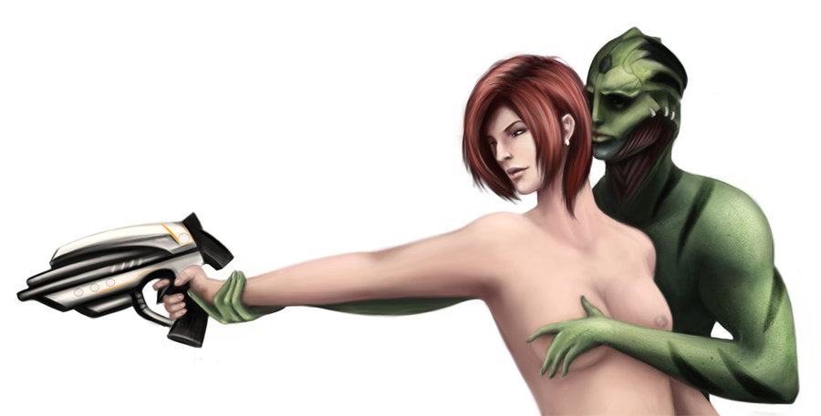 Rule34 – If it exists, there is porn of it / commander shepard, femshep, thane krios / 476492