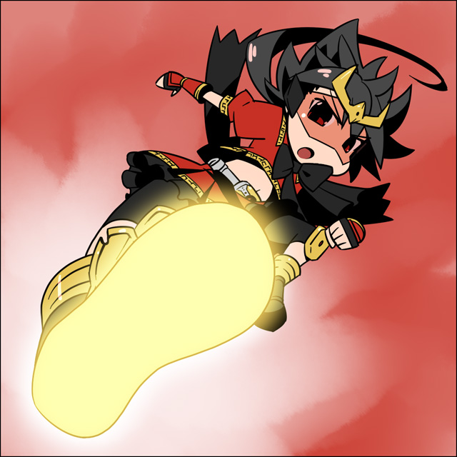 mizumi (artist), kamen rider kuuga, kamen rider, kamen rider kuuga (series), bad id, bad pixiv id, 1girl, female focus, flying kick, glowing, kicking, solo