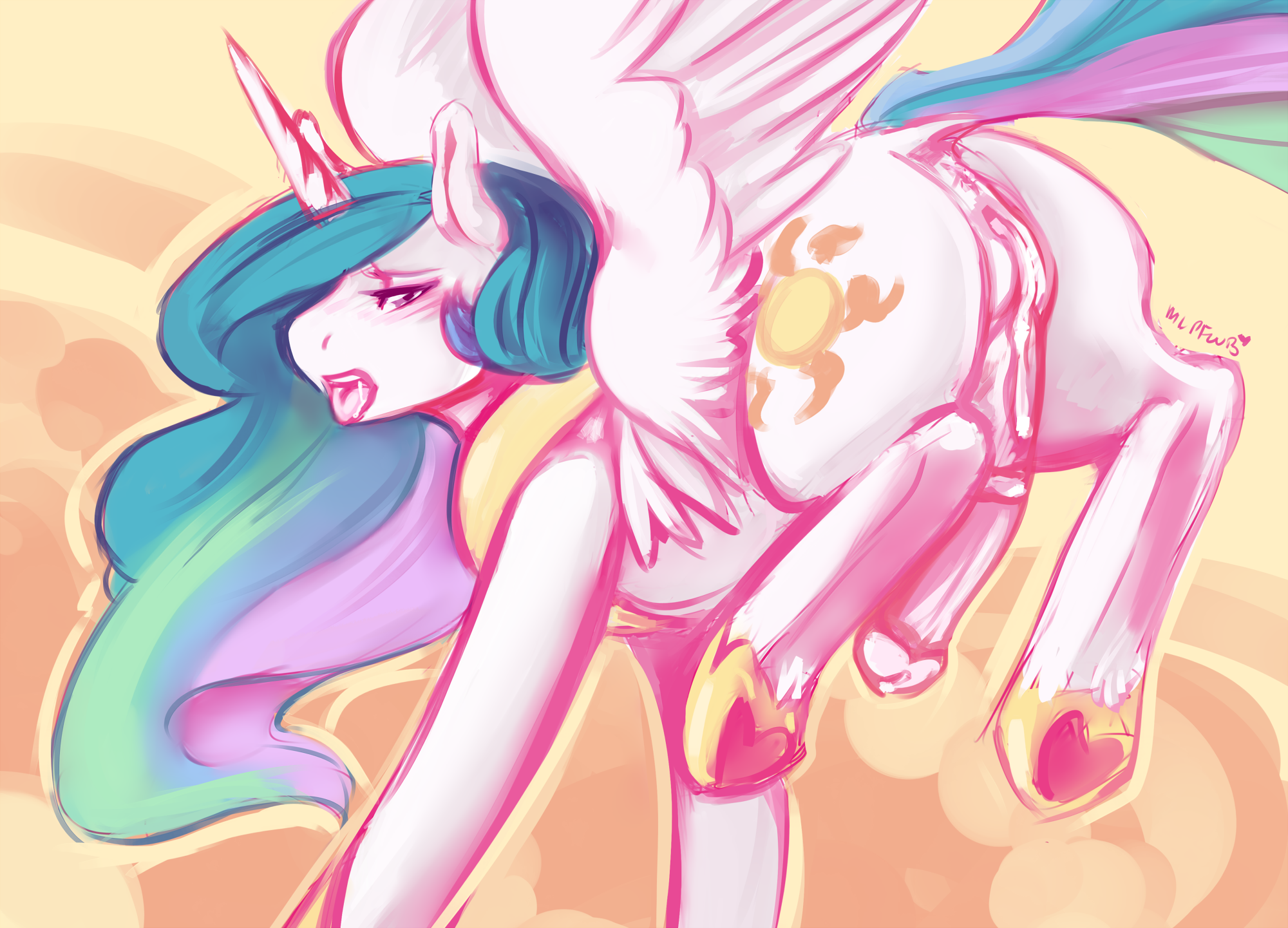 Rule34 – If it exists, there is porn of it / aries84, princess celestia (mlp) / 477437