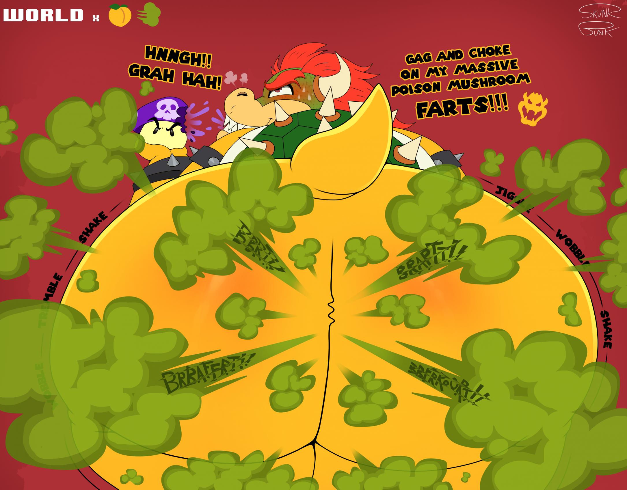 Rule34 – If it exists, there is porn of it / skunk bunk, bowser / 9382303