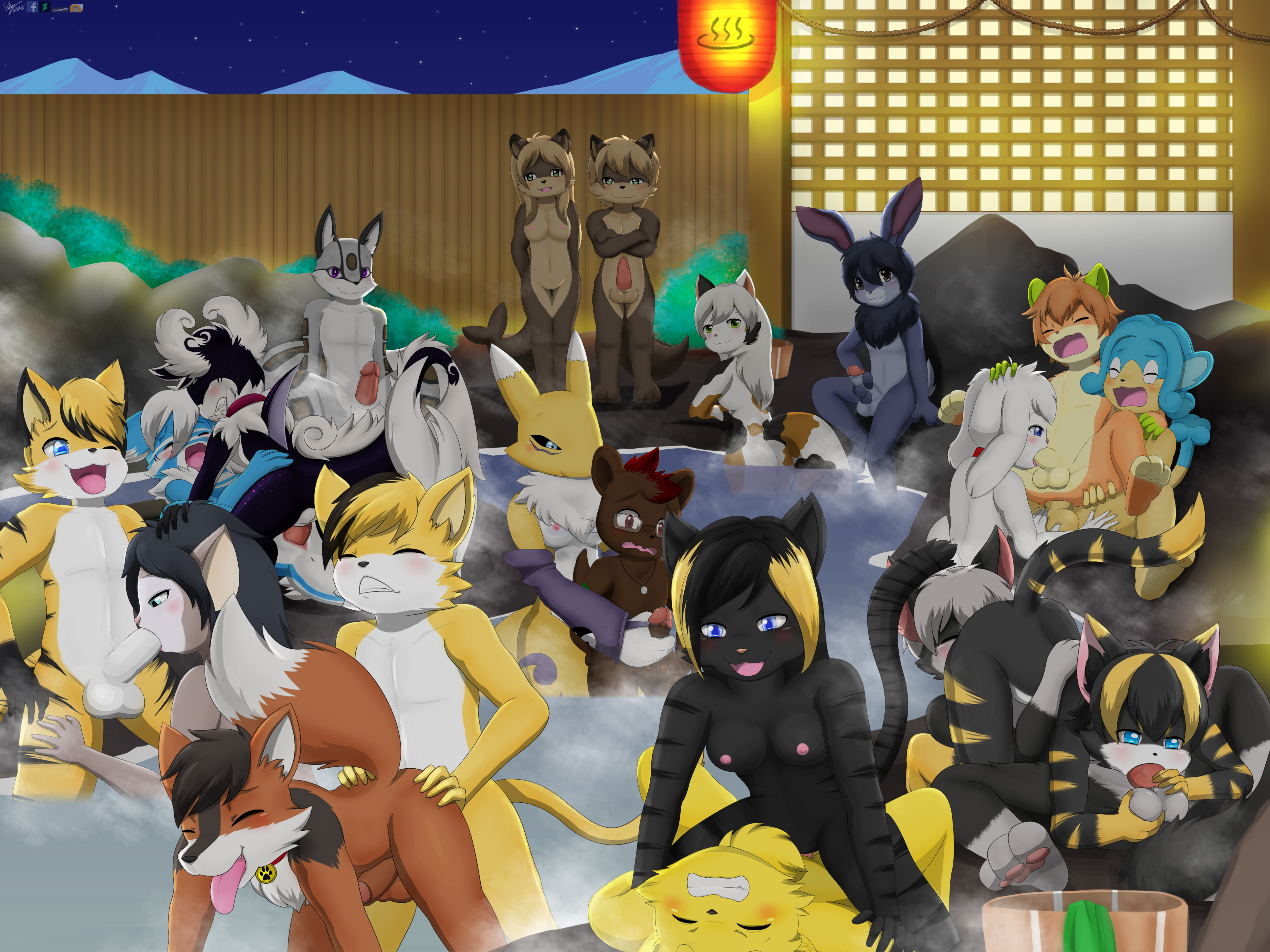 Rule34 – If it exists, there is porn of it / kevin snowpaw, rikka, winick-lim, jenny (ajdurai), original character, renamon, scotty kat, selene blackcat, simipour / 477851