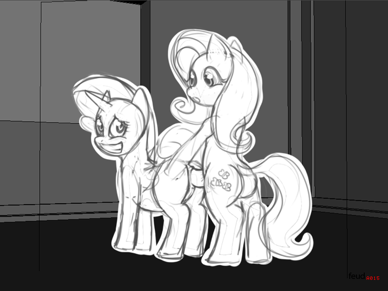 Rule34 – If it exists, there is porn of it / fluttershy (mlp), rarity (mlp) / 477971