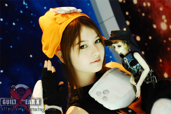 kiyoshi sakurazuka, may (guilty gear), arc system works, guilty gear, cosplay photo, photo (medium), cosplay, crossdressing, trap