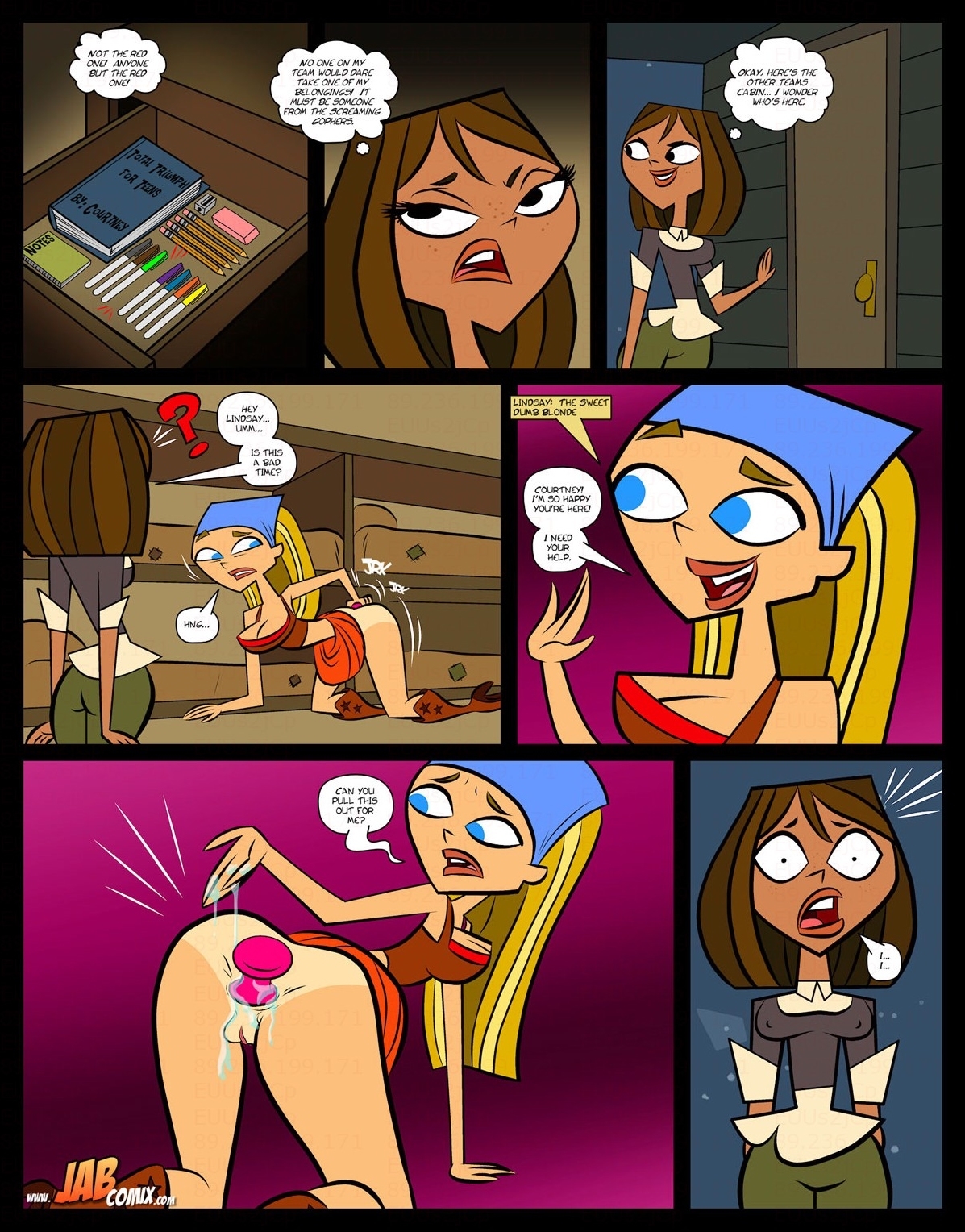 Rule34 – If it exists, there is porn of it / jab, courtney (tdi), lindsay (total drama) / 478081