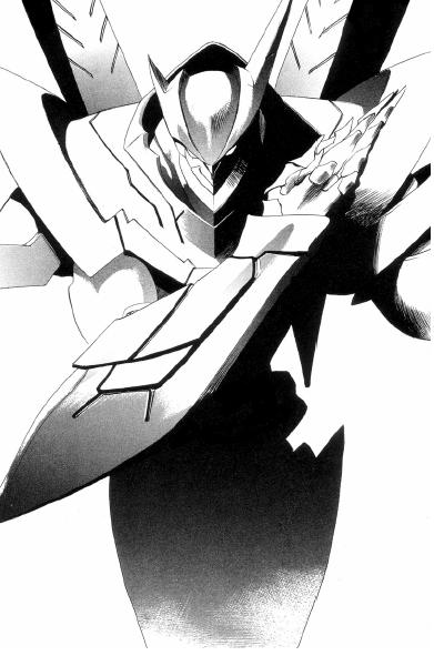 arm slave (mecha), varial (full metal panic), full metal panic!, scan, 00s, claws, greyscale, mecha, mecha focus, monochrome, no humans, robot