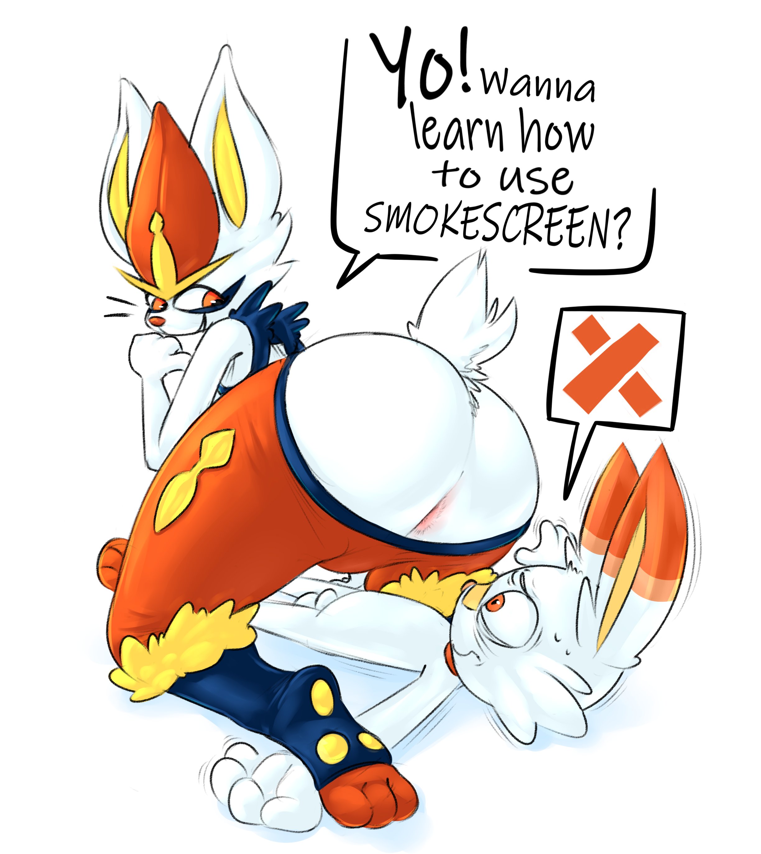 Rule34 – If it exists, there is porn of it / cinderace, pokemon (species), scorbunny / 9391347