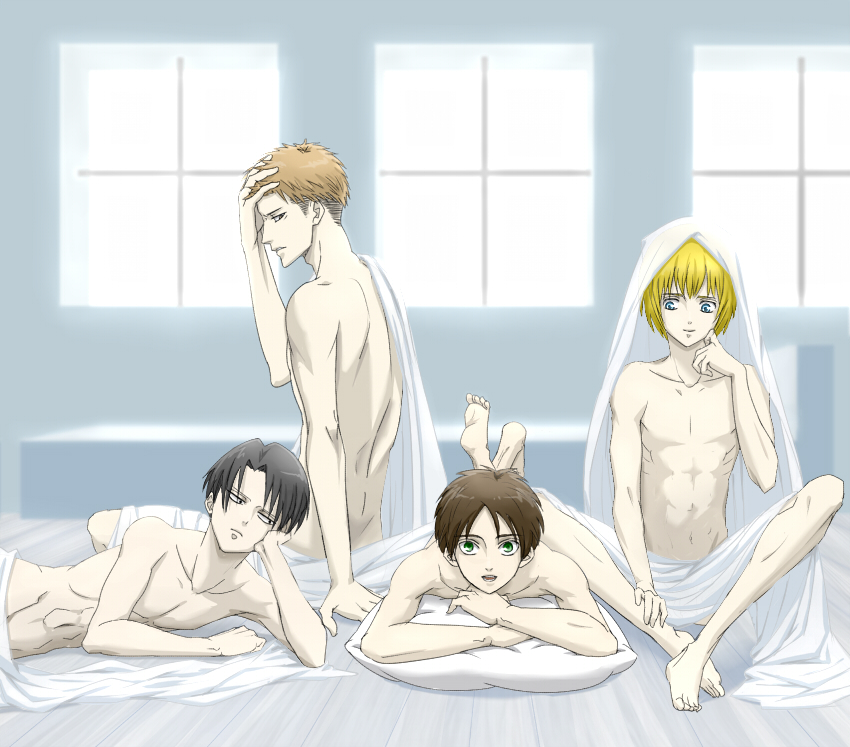 Rule34 – If it exists, there is porn of it / yおじ, armin arlert, eren jaeger, jean kirchstein, jean kirstein, levi, levi (shingeki no kyojin), levi ackerman / 478398