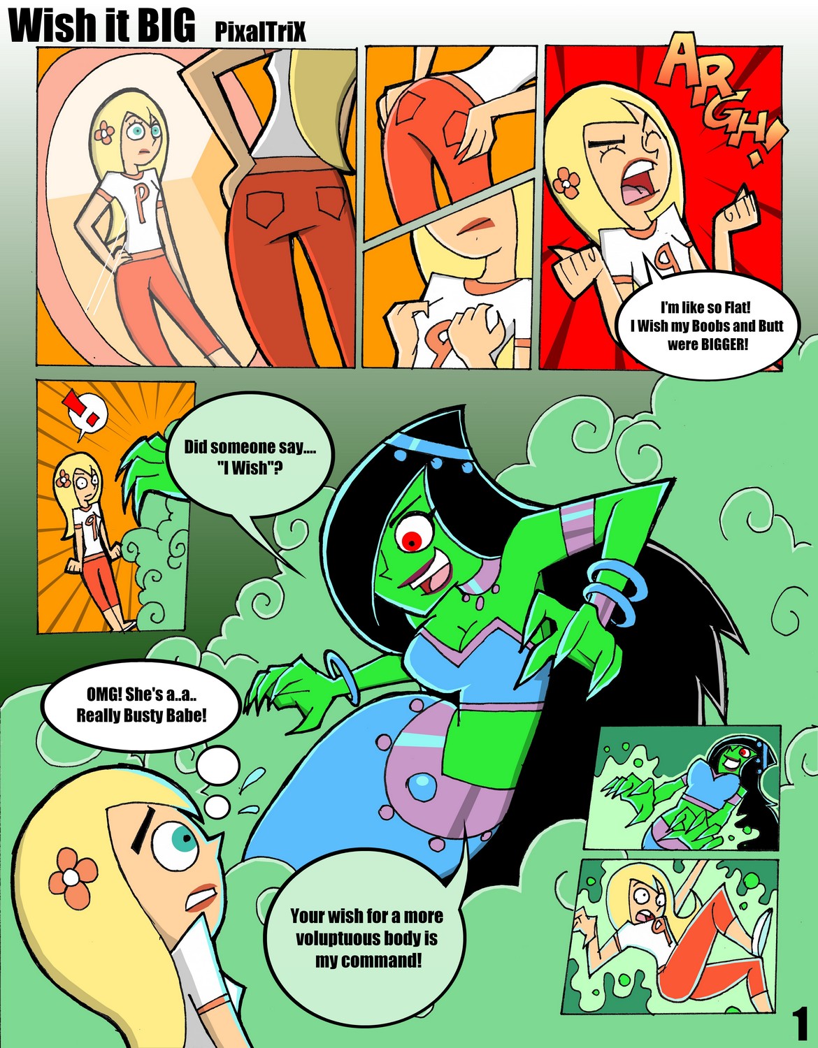 Rule34 – If it exists, there is porn of it / pixaltrix, desiree, star (danny phantom) / 478527