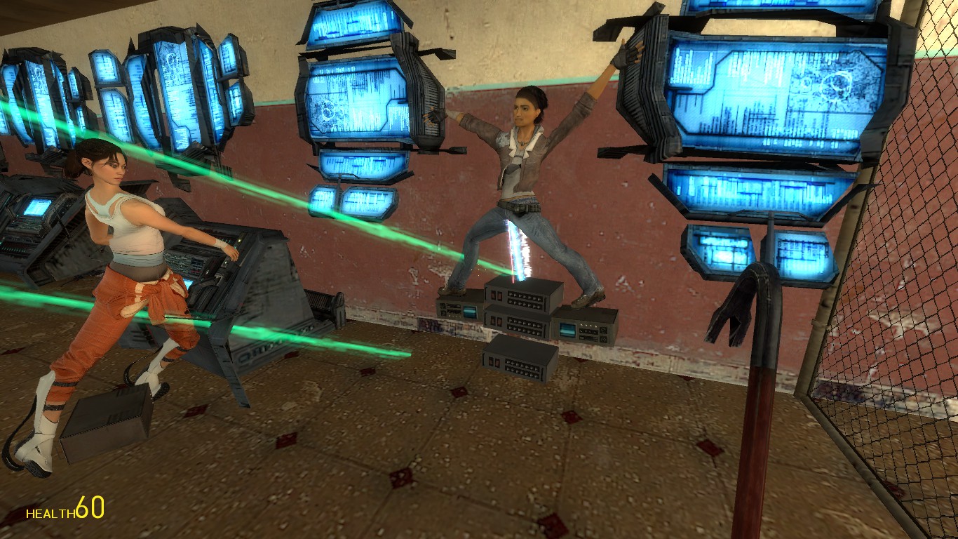 Rule34 – If it exists, there is porn of it / alyx vance, chell / 479741