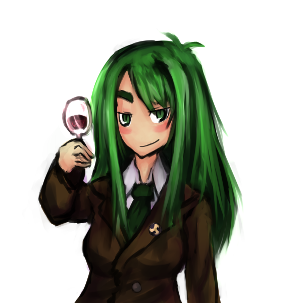 arisawa takafumi, armored core, armored core: for answer, fromsoftware, gender request, formal clothes, genderswap, green hair