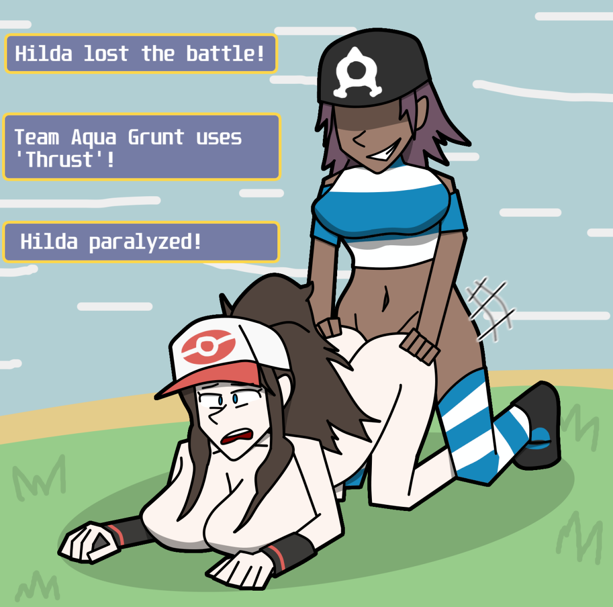 Rule34 – If it exists, there is porn of it / hilda (pokemon), team aqua, team aqua grunt / 9419678