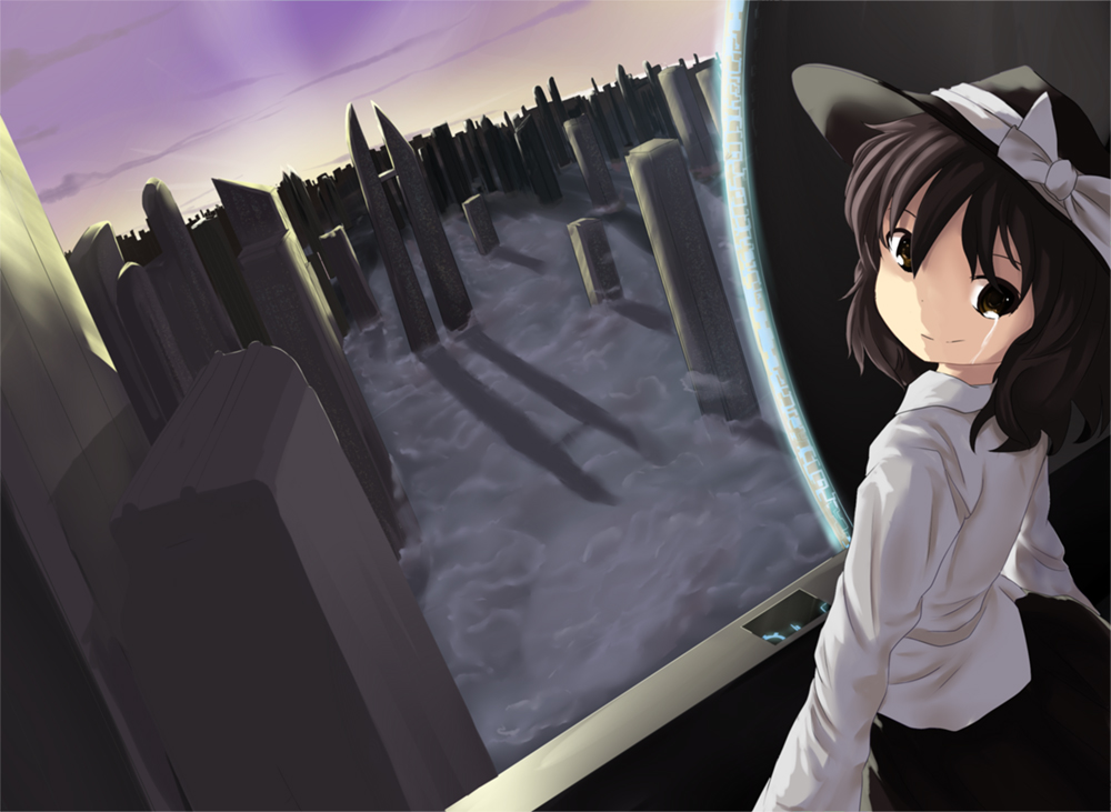 usami renko, ghostly field club, touhou, tagme, 1girl, female focus, solo, standing