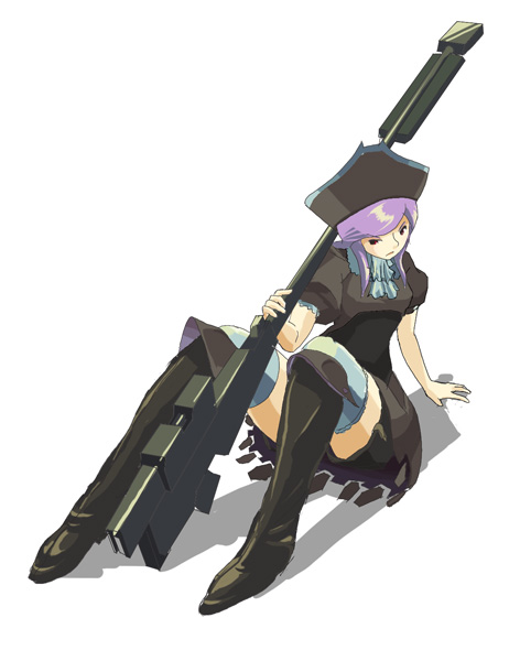 armored core, armored core: for answer, fromsoftware, boots, formal clothes, hat, mecha musume, sniper cannon