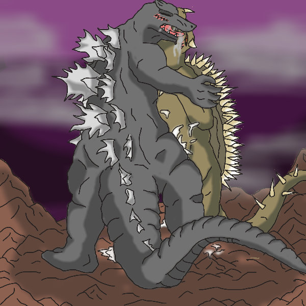 Rule34 – If it exists, there is porn of it / unknown artist, anguirus, godzilla / 481313