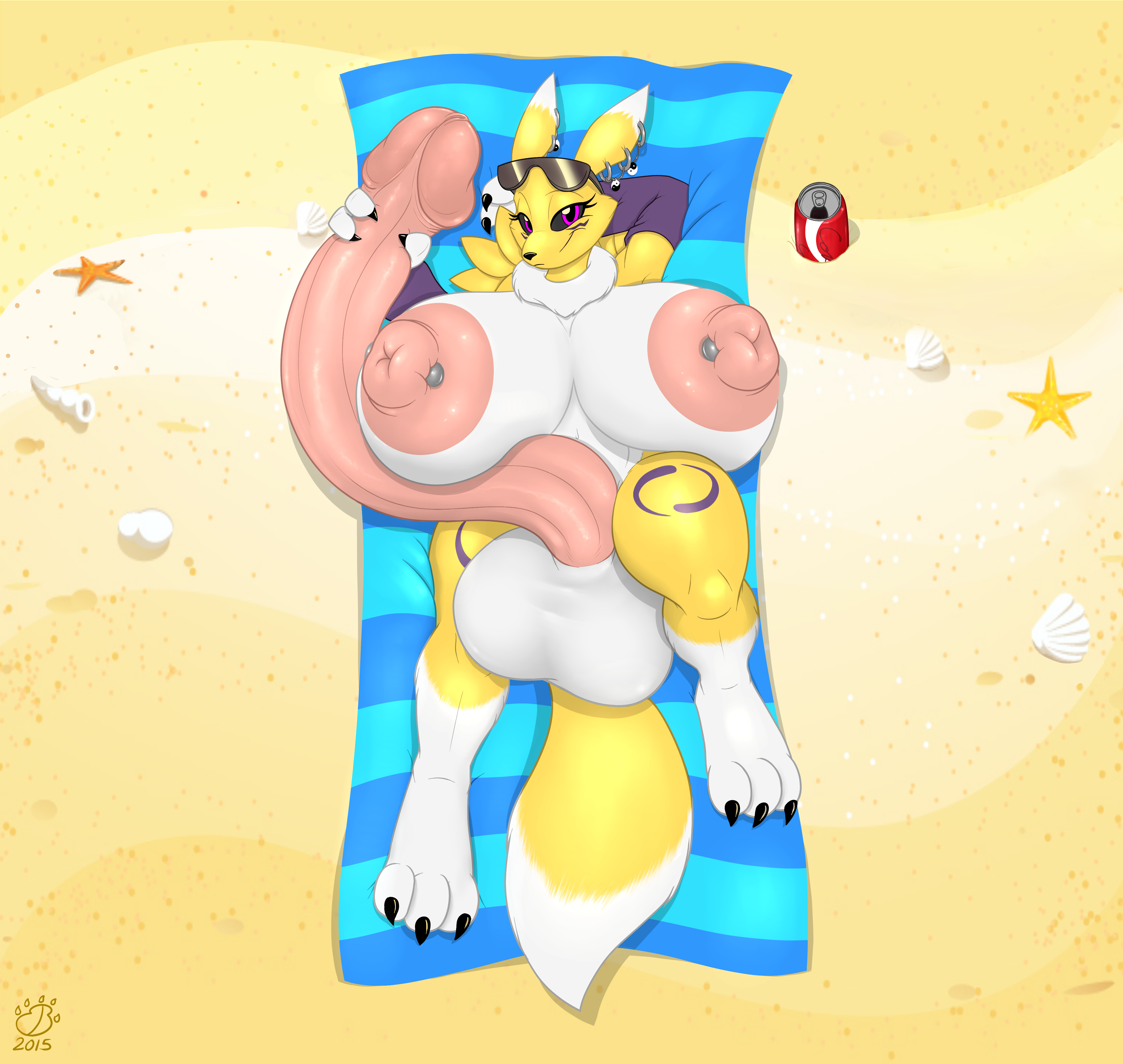 Rule34 – If it exists, there is porn of it / anjuneko, badgerben, renamon / 481352