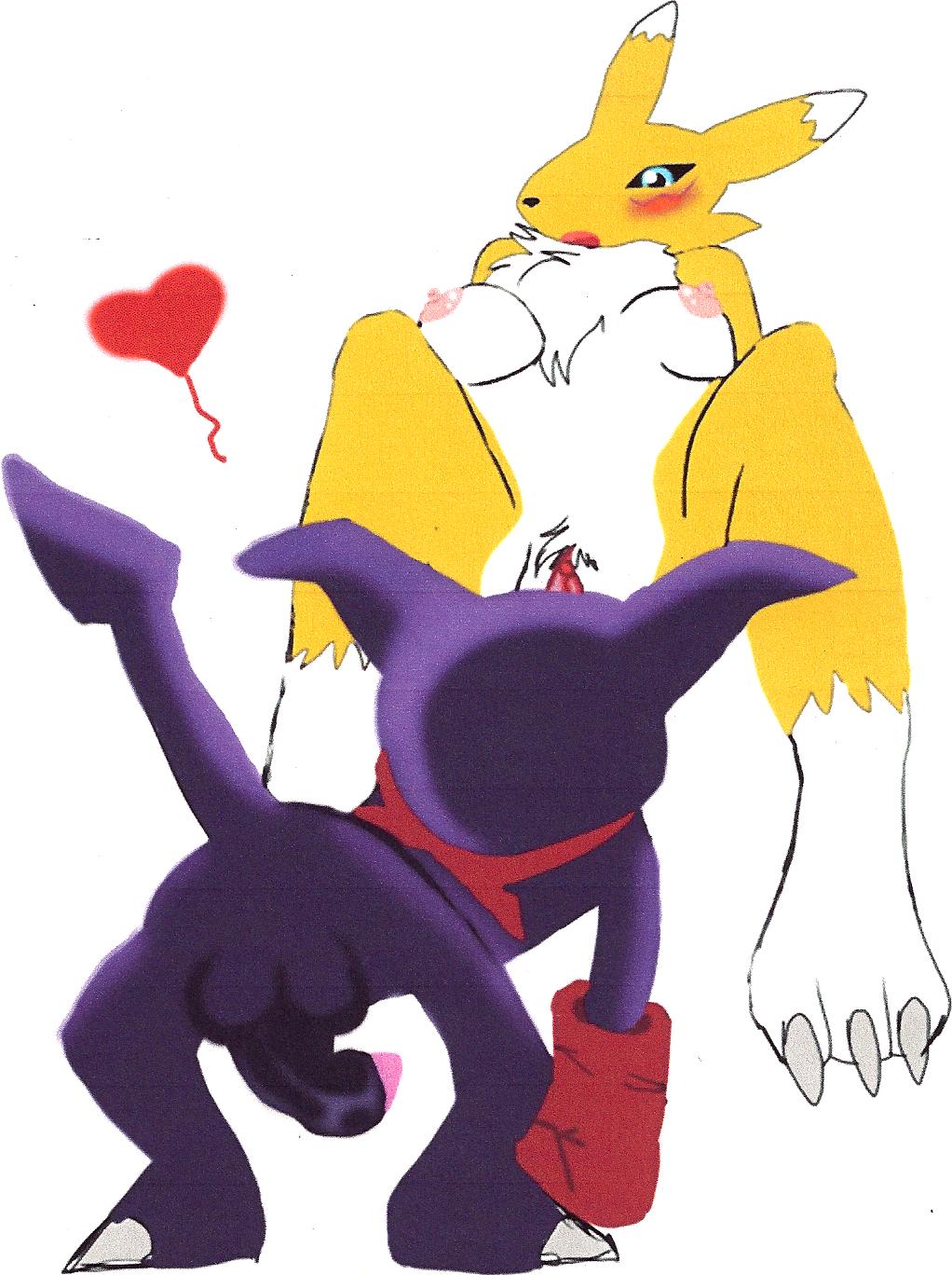 Rule34 – If it exists, there is porn of it / impmon, renamon / 481590