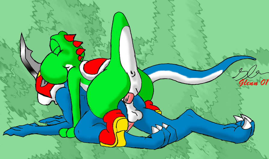 Rule34 – If it exists, there is porn of it / flamedramon, glenn, yoshi / 482352