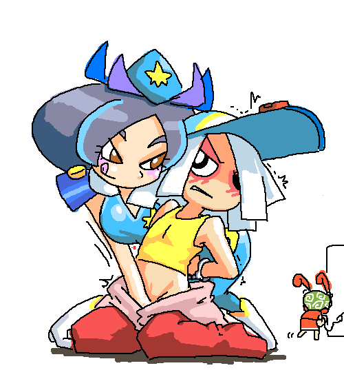 minuspal, gearmo, officer carrie, drill dozer, nintendo, blush