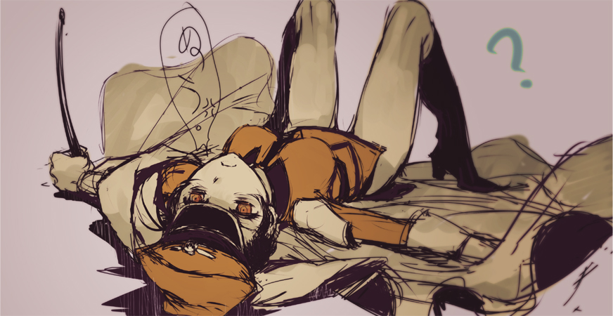 hideaki, m. bison, capcom, gender request, tagme, 1girl, breasts, female focus, genderswap, legs, lying, midnight bliss, red eyes, solo