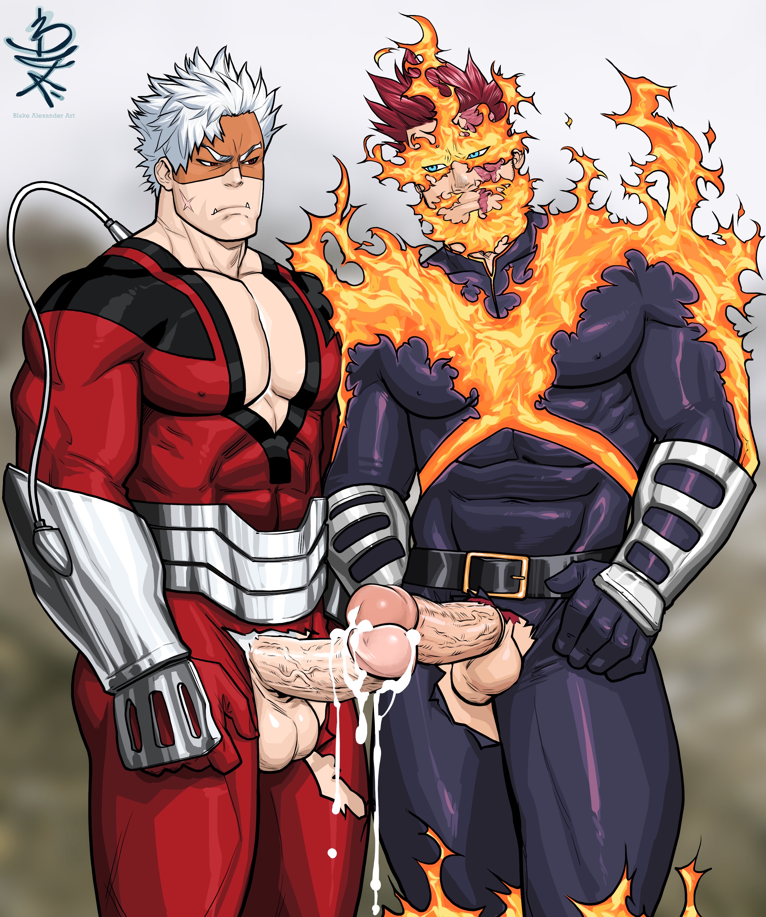 Rule34 – If it exists, there is porn of it / endeavor (my hero academia), enji todoroki, sekijiro kan, vlad king / 9451235