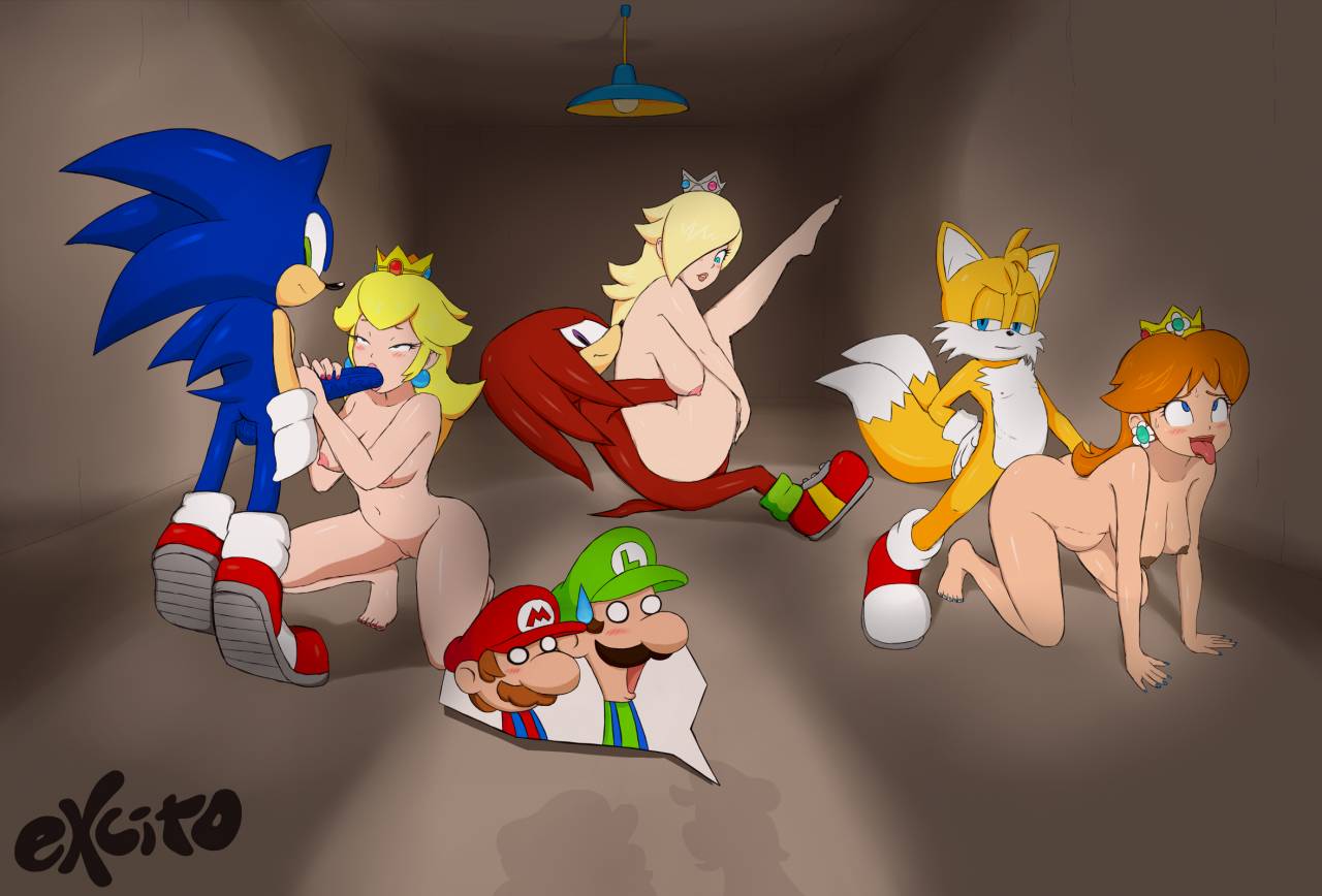 Rule34 – If it exists, there is porn of it / excito, knuckles the echidna, luigi, mario, princess daisy, princess peach, princess rosalina, sonic the hedgehog, tails / 9456933