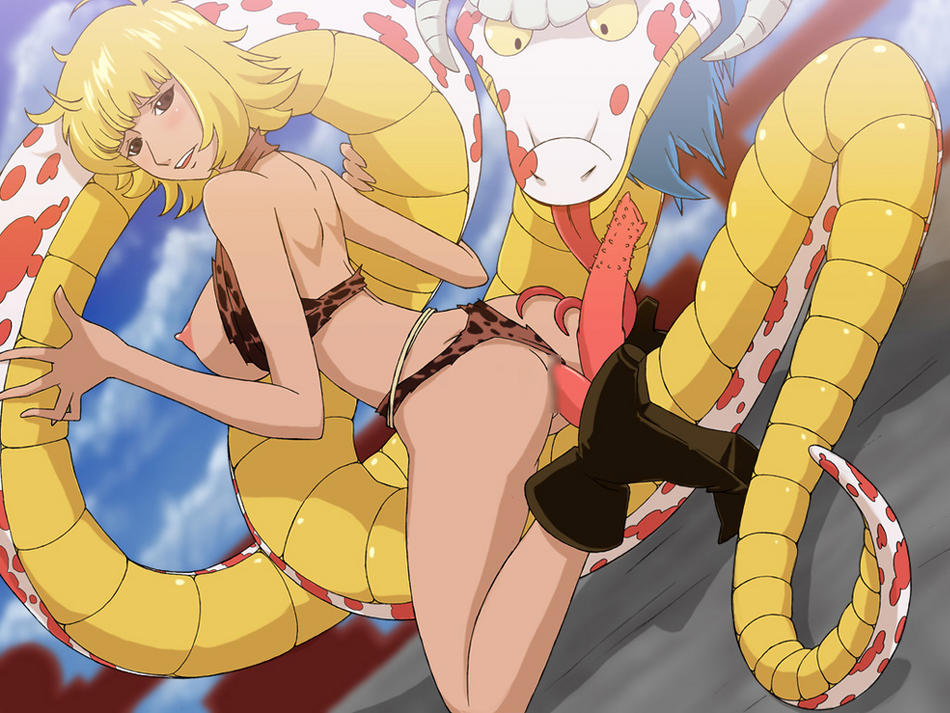 zooerastia, marguerite, one piece, resized, bestiality, bikini, breasts, censored, large breasts, pussy, snake, swimsuit, tentacles