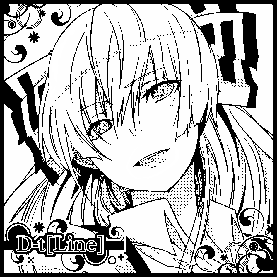 kitsune (kazenouta), ko->u, fujiwara no mokou, touhou, bad id, bad pixiv id, 1girl, bow, circle cut, female focus, greyscale, hair bow, hair ribbon, monochrome, ribbon, solo