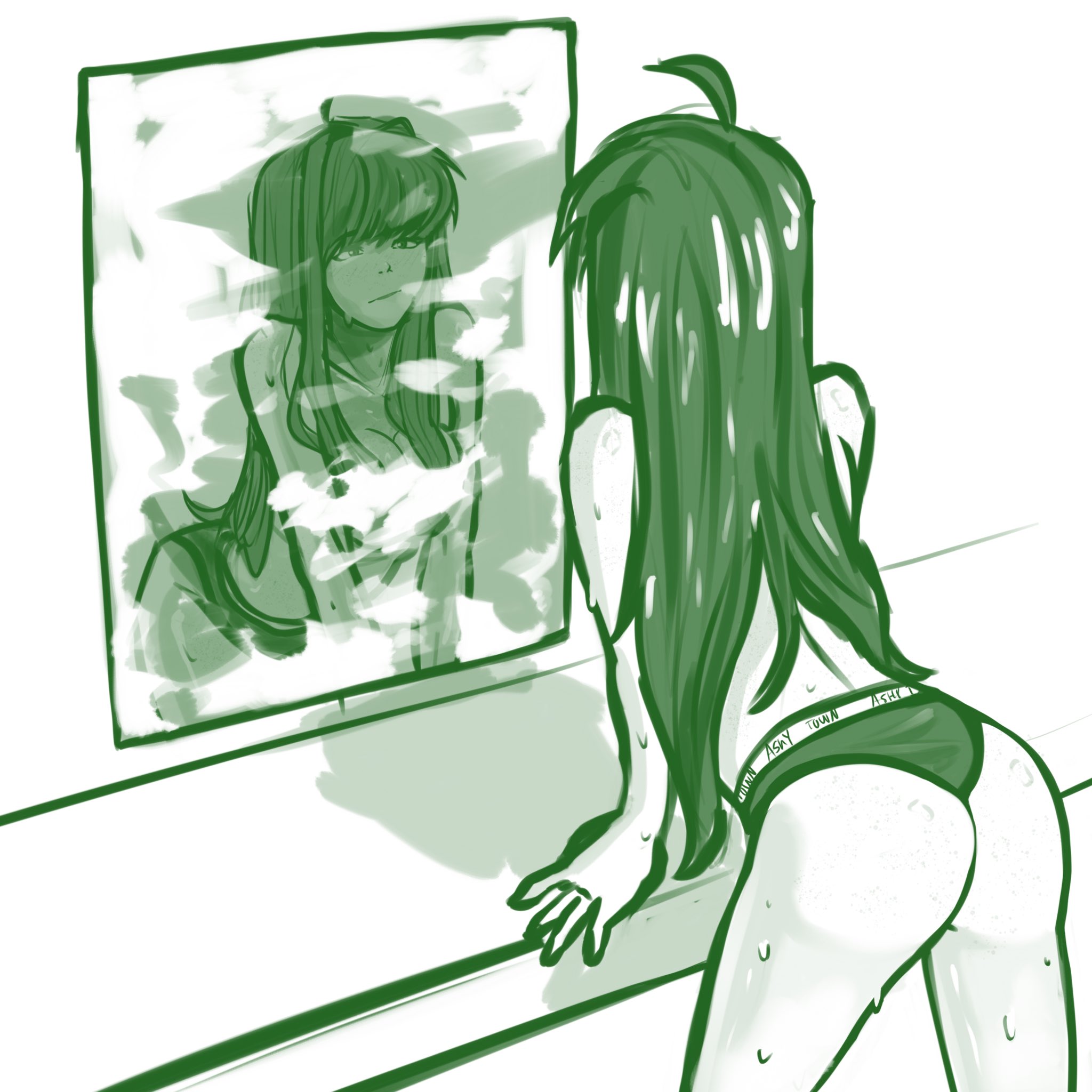 Rule34 – If it exists, there is porn of it / monika (doki doki literature club) / 9459785