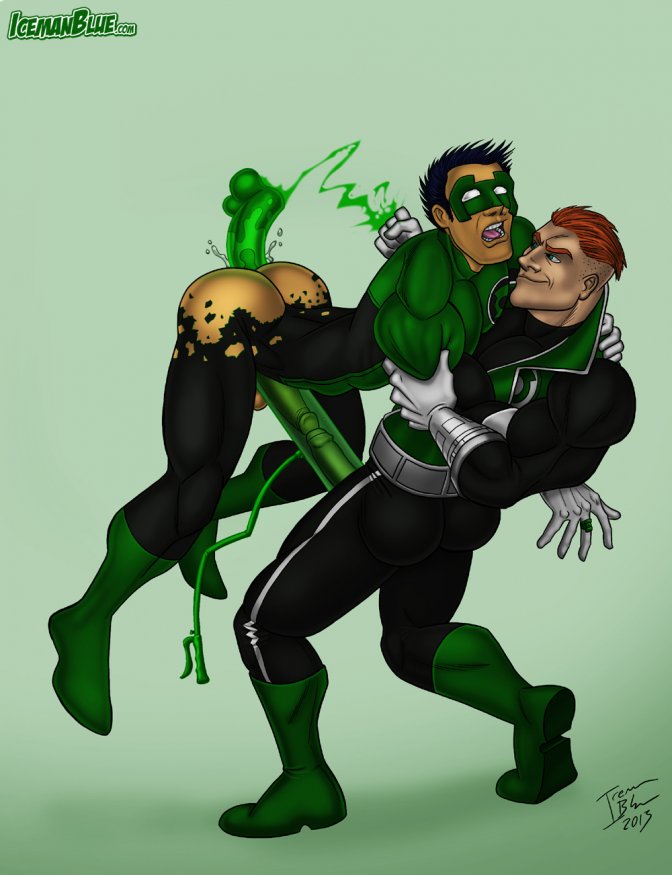 Rule34 – If it exists, there is porn of it / icemanblue, green lantern, guy gardner, kyle rayner / 484085