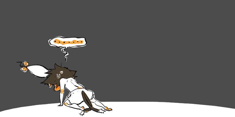 kawanabe, chen, touhou, bad id, bad pixiv id, …, 1girl, animal ears, bloomers, cat ears, cat girl, cat tail, chibi, comic, female focus, gap (touhou), multiple tails, silent comic, solo, tail, underwear