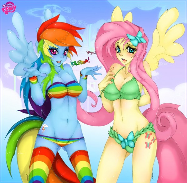 Rule34 – If it exists, there is porn of it / slugbox, fluttershy (mlp), rainbow dash (mlp) / 485061