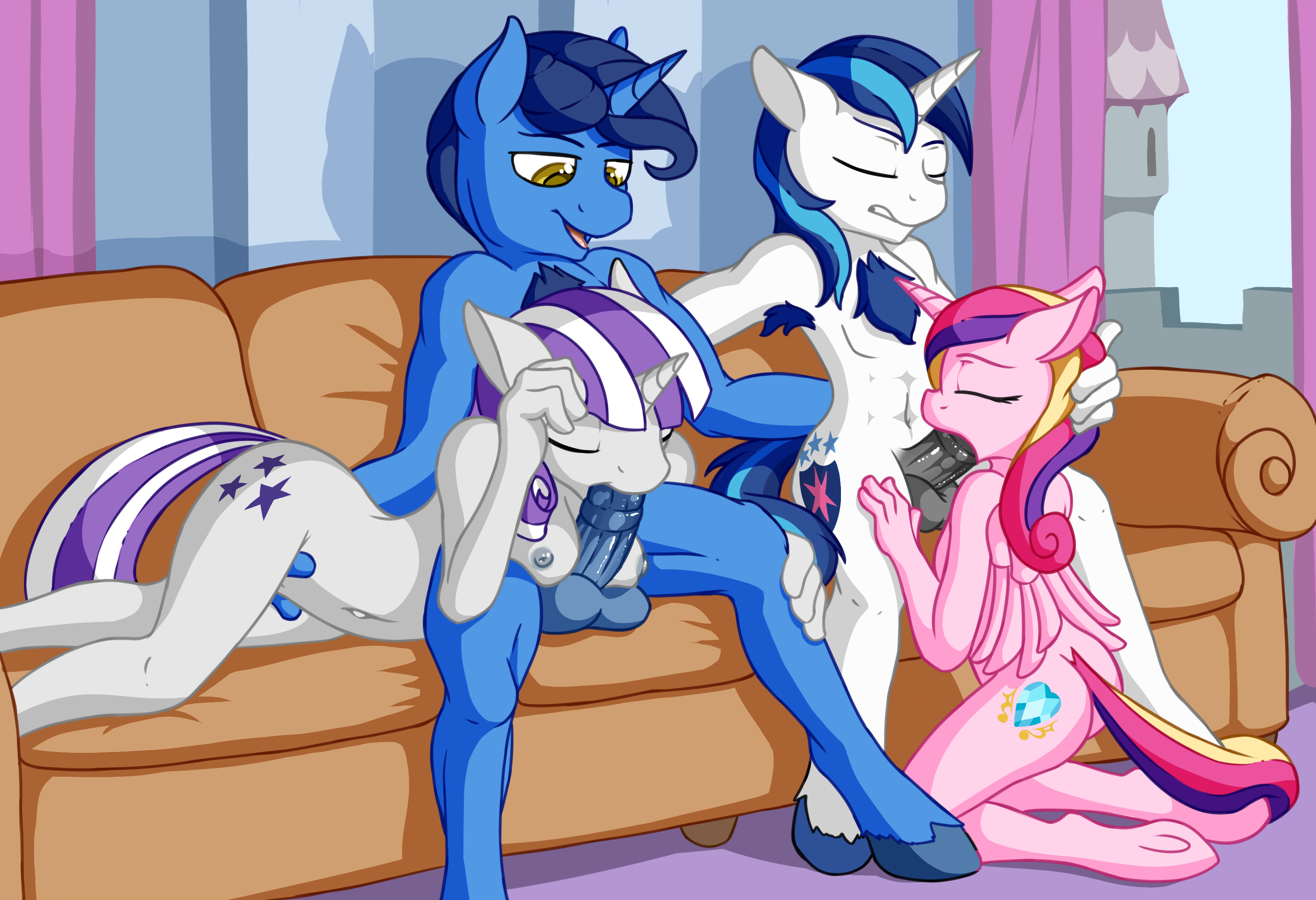Rule34 – If it exists, there is porn of it / fearingfun, crescent (mlp), princess cadance (mlp), shining armor (mlp), twilight velvet (mlp) / 485191
