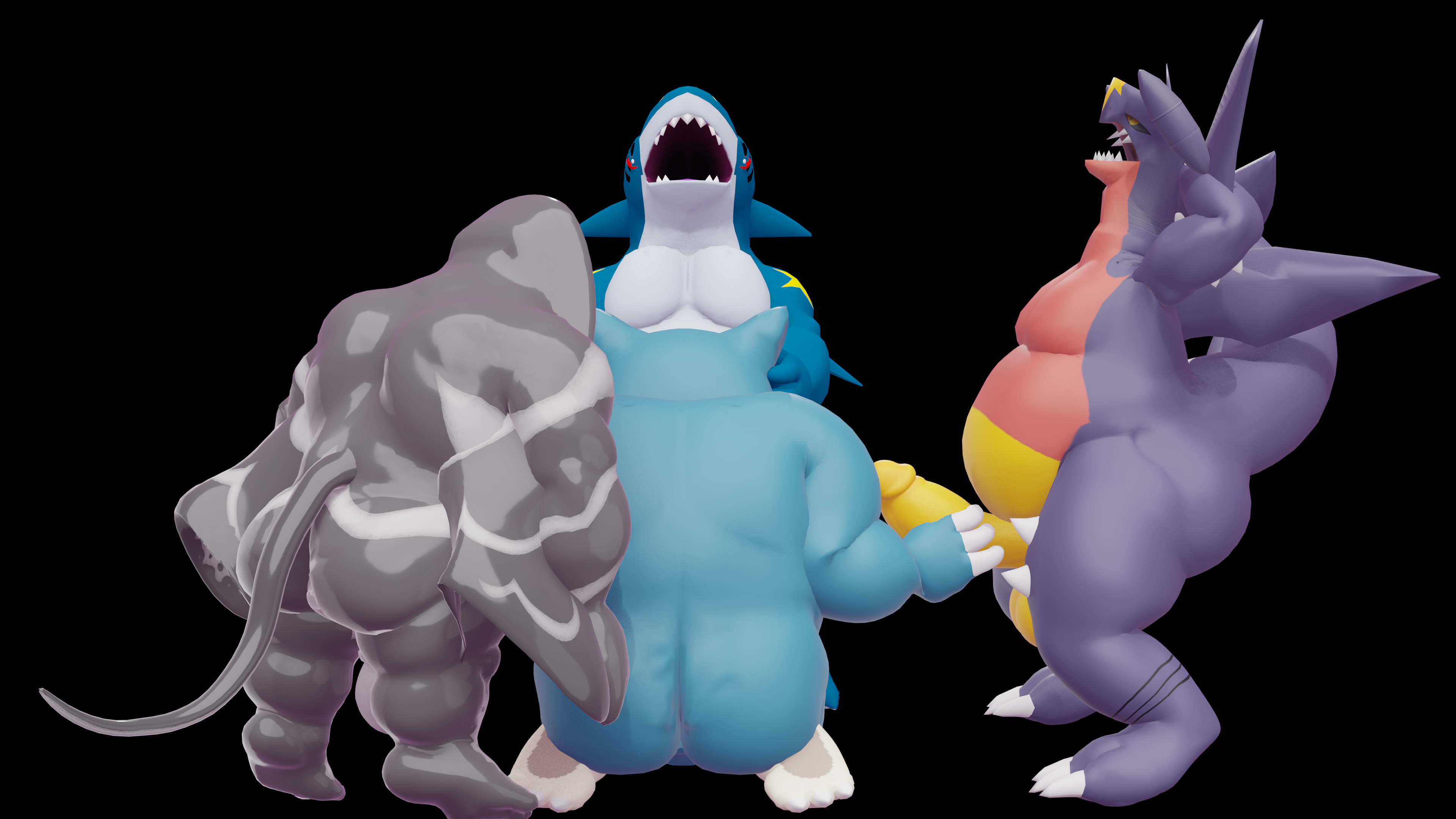 Rule34 – If it exists, there is porn of it / garchomp, pokemon (species), sharpedo, snorlax / 9484179