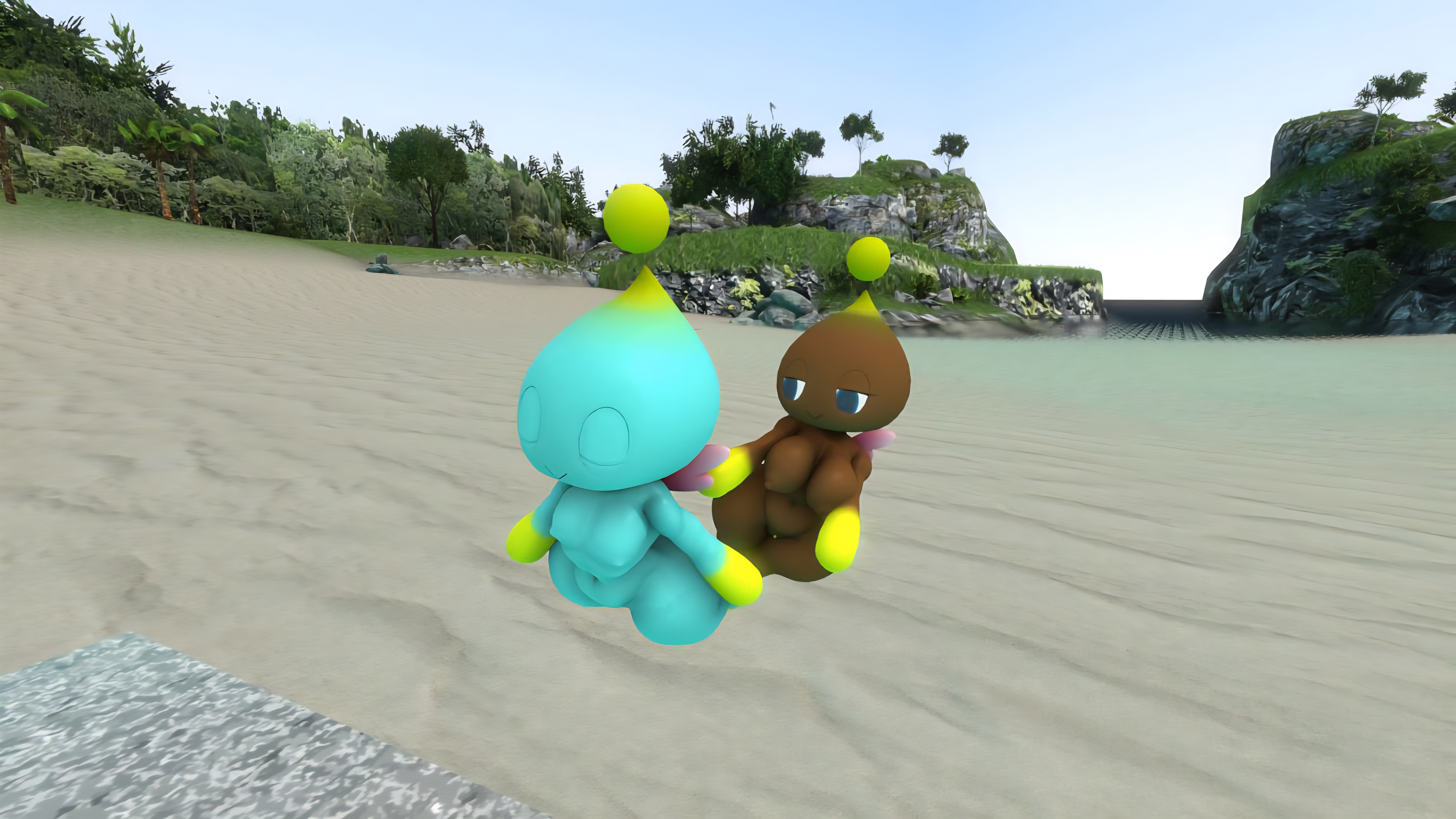 Rule34 – If it exists, there is porn of it / chao (sonic), cheese the chao, chocola the chao / 9487387