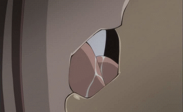 suminoe ako, kissxsis, animated, animated gif, lowres, 00s, close-up, french kiss, kiss, kiss focus, saliva, tongue, tongue out