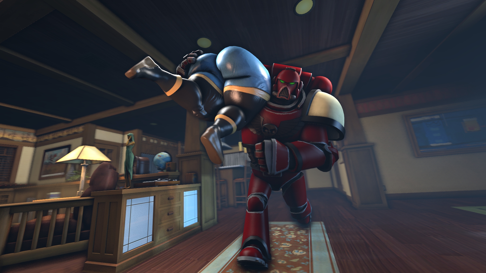 Rule34 – If it exists, there is porn of it / blood ravens, fempyro, space marine / 9492701