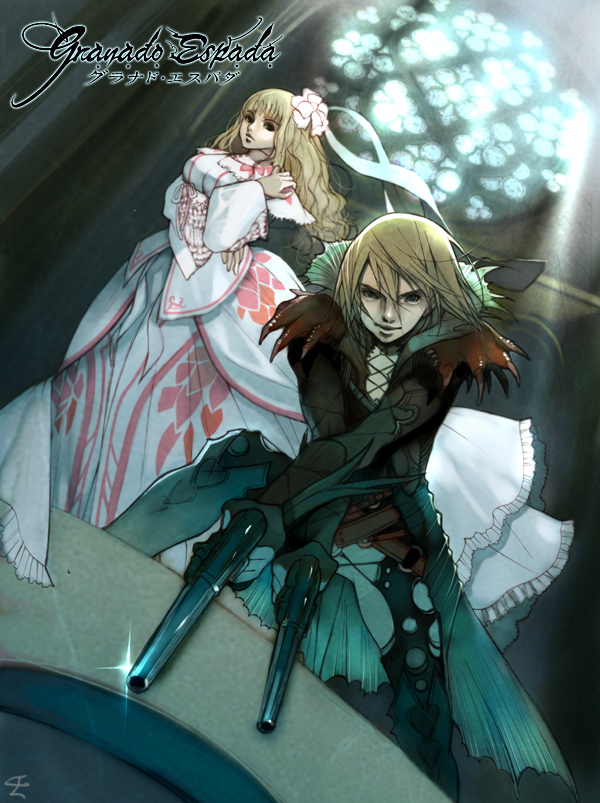 granado espada, tagme, 1boy, 1girl