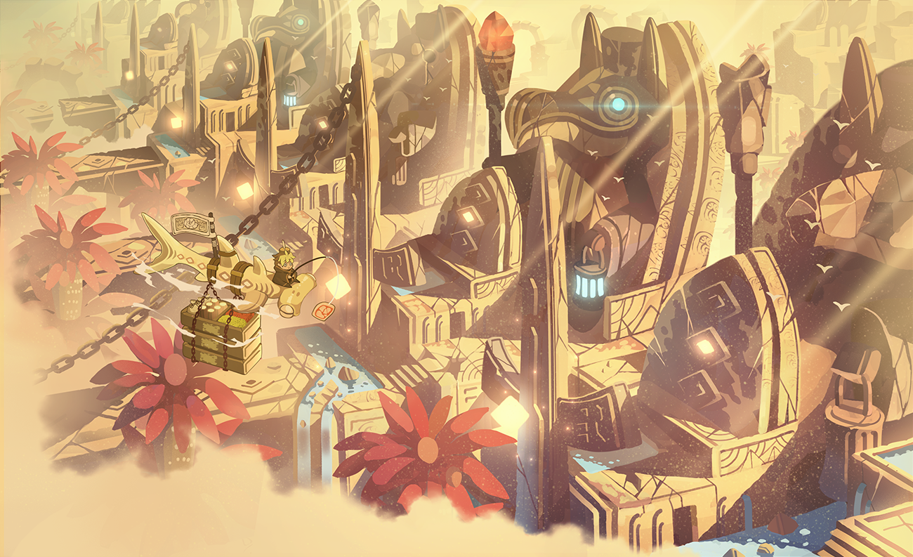 apokarihardcore, original, commentary request, 1boy, blonde hair, blue eyes, day, fantasy, food, holding, holding stick, meat, outdoors, scenery, short hair, sitting, solo, stick, water, waterfall