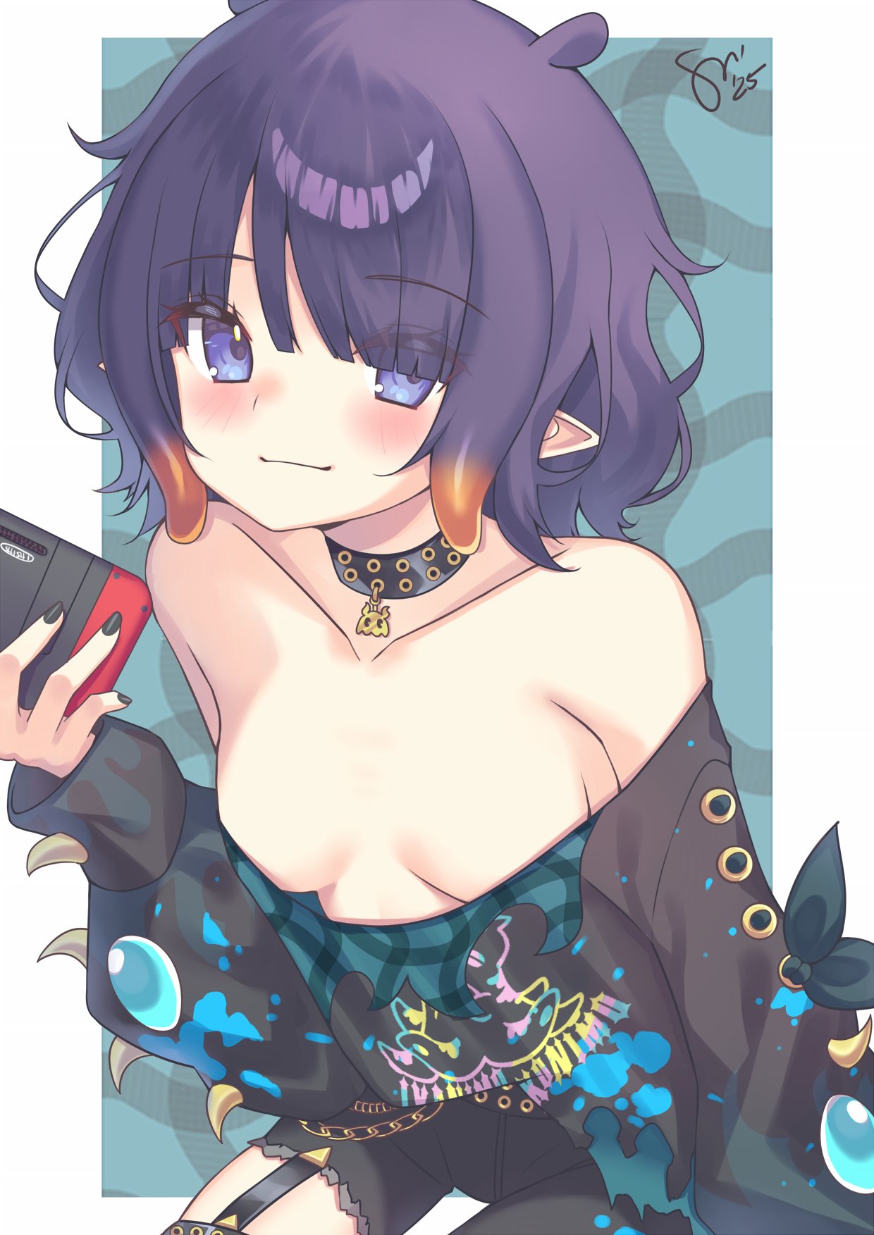 watashishi, ninomae ina'nis, hololive, hololive english, tagme, 1girl, breasts, pointy ears, small breasts