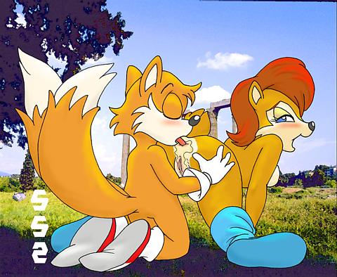 Rule34 – If it exists, there is porn of it / sally acorn, tails / 488234