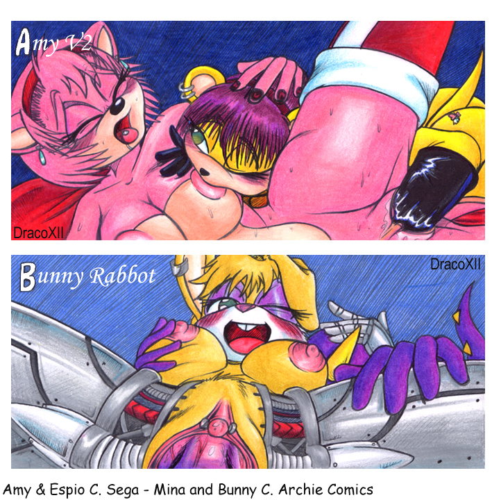 Rule34 – If it exists, there is porn of it / drxii, amy rose, bunnie rabbot, espio the chameleon, mina mongoose / 488438
