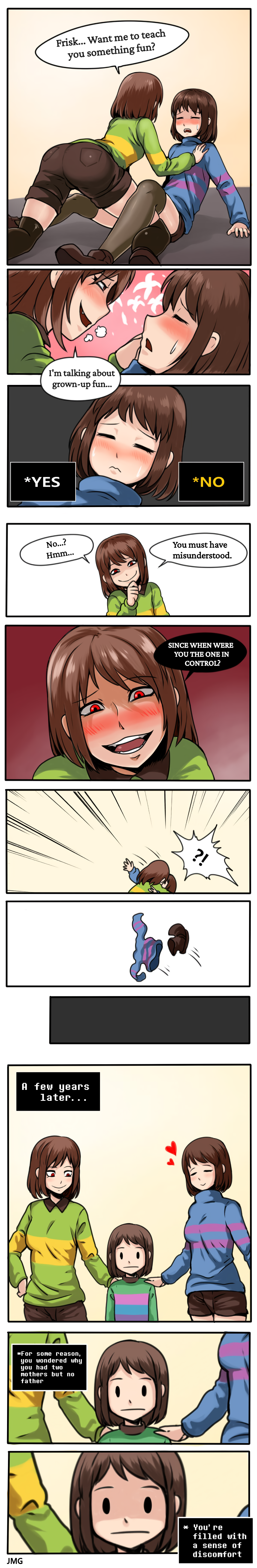 Rule34 – If it exists, there is porn of it / jmg, chara, frisk / 9530545