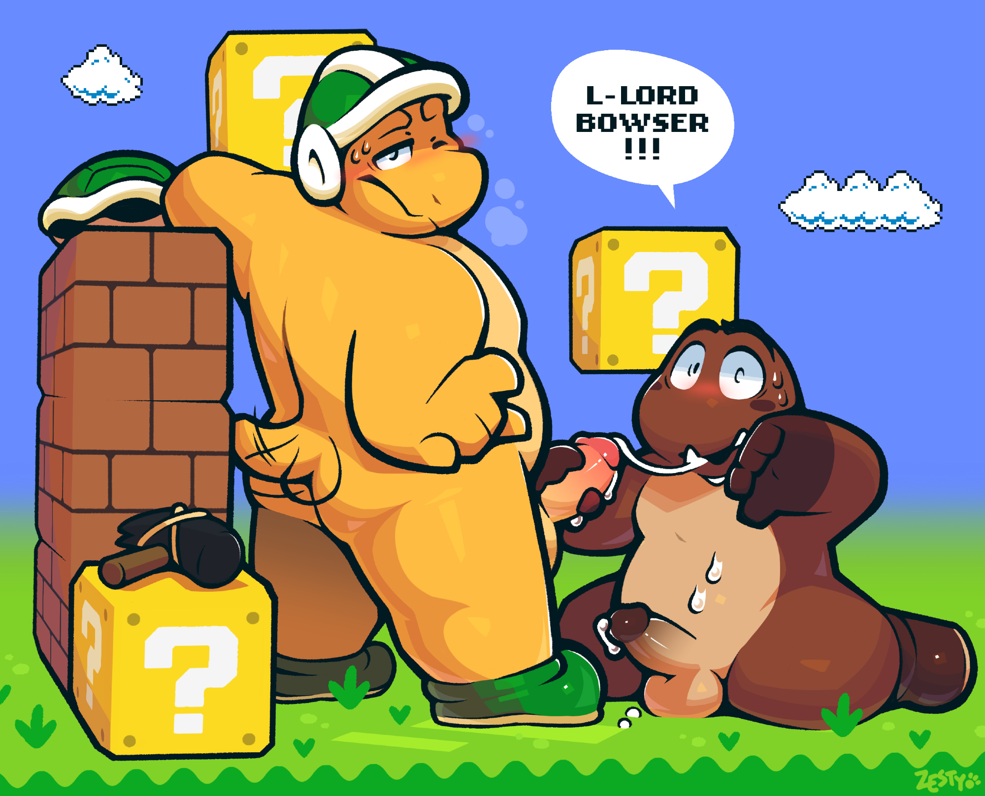 Rule34 – If it exists, there is porn of it / thezestiestbone, goomba, hammer bros., koopa / 9535820