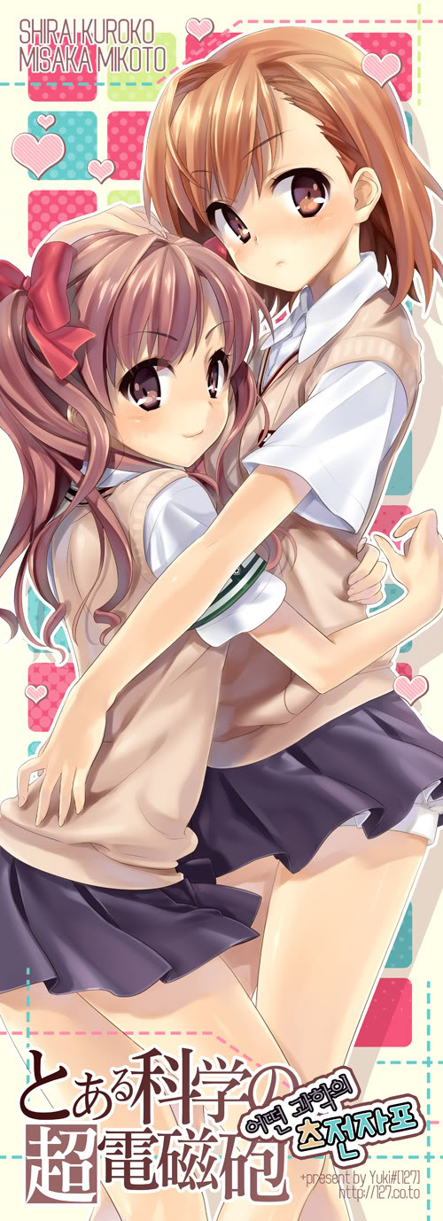 toaru majutsu no index, highres, long image, tall image, 00s, yuri