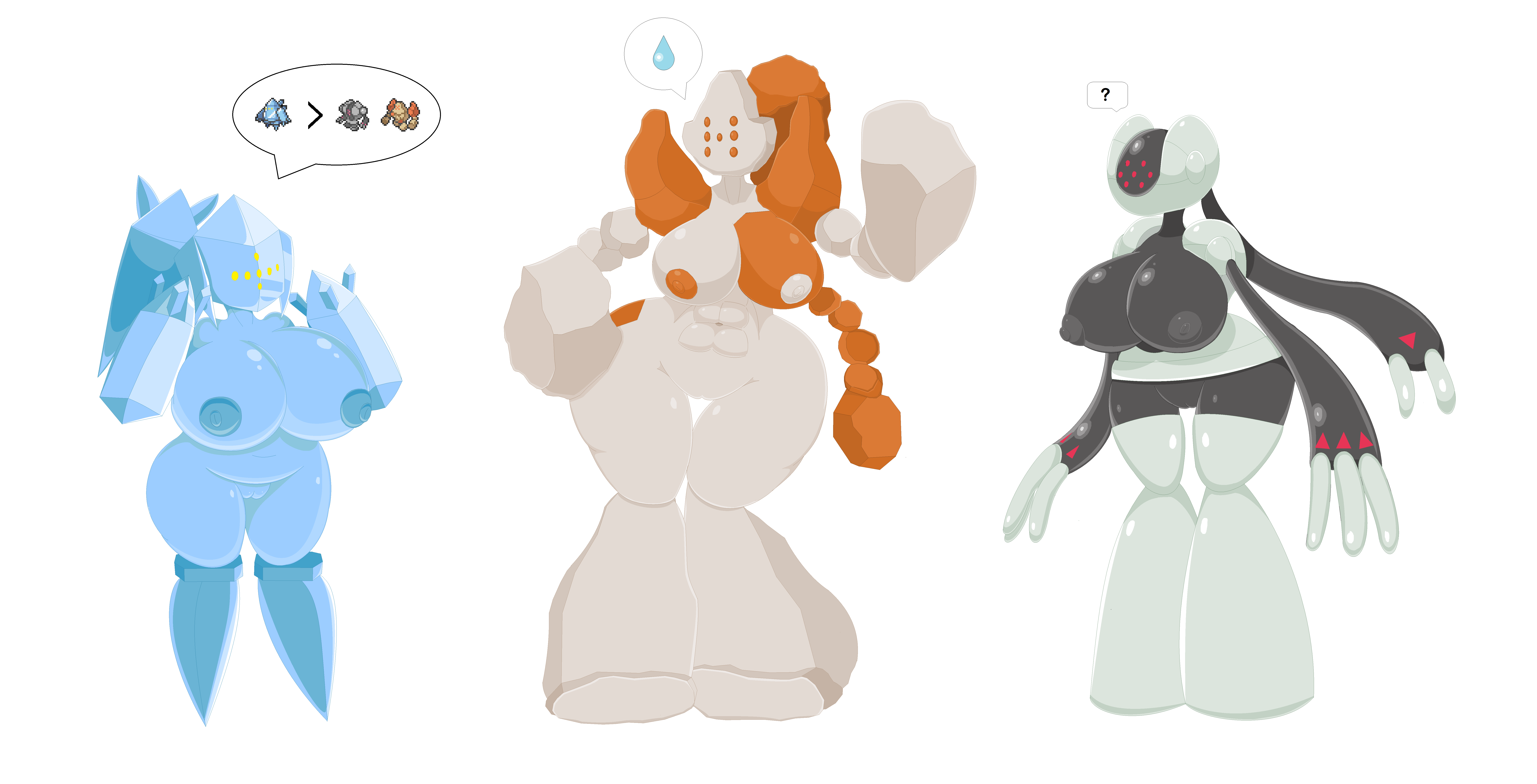 Rule34 – If it exists, there is porn of it / metachoke, regice, regirock, registeel / 489627