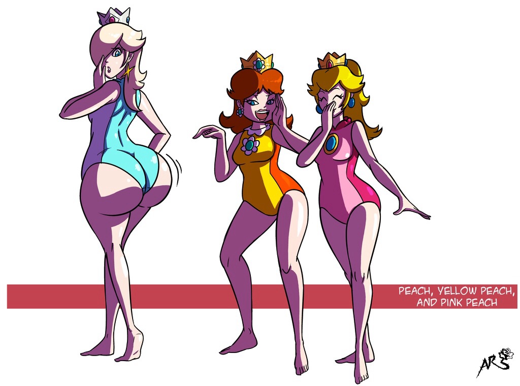 Rule34 – If it exists, there is porn of it / axel-rosered, princess daisy, princess peach, princess rosalina / 489791