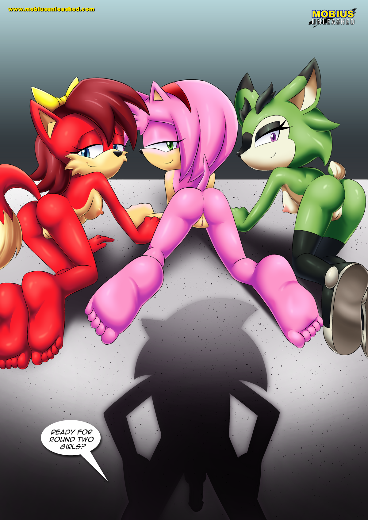 Rule34 – If it exists, there is porn of it / amy rose, clove the pronghorn, fiona fox / 489924