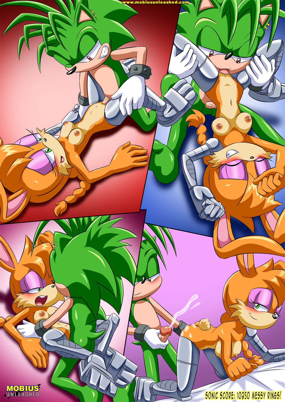 Rule34 – If it exists, there is porn of it / bunnie rabbot, manic the hedgehog / 490121